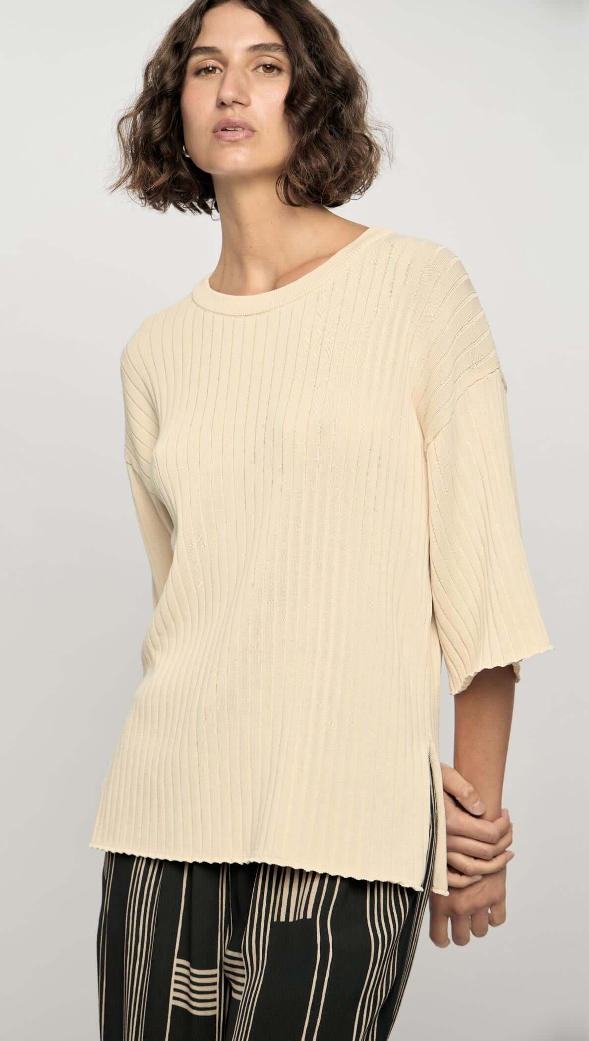 STAPLE THE LABEL - Harper Ribbed Knit Top