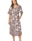 HAMMOCK & VINE - Palm Cove Shirt Dress - Espresso