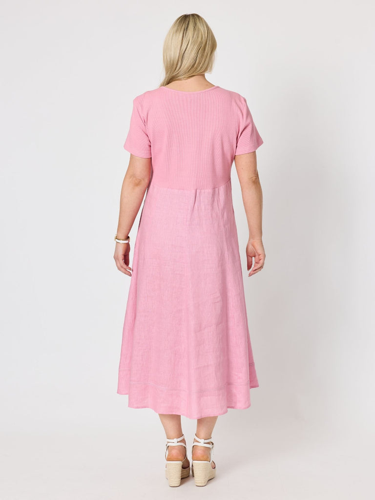 GORDON SMITH - Womens Le Marais Linen Dress - Musk