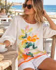 CORFU - Soft Horizon Top - Linen