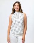 STELLA & GEMMA - Ramone Blouse - White / Black