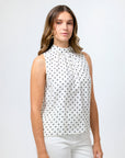 STELLA & GEMMA - Ramone Blouse - White / Black