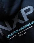 Nena & Pasadena - Peak Dual Curved Hoodie - Jet Black