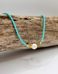 WE THE CARTEL - Blue Beaded Necklace