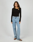 SILENT THEORY - Atlas Long Sleeve Top - Black