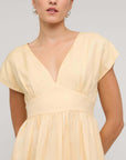 STAPEL THE LABEL - Linen Midi Dress - Butter