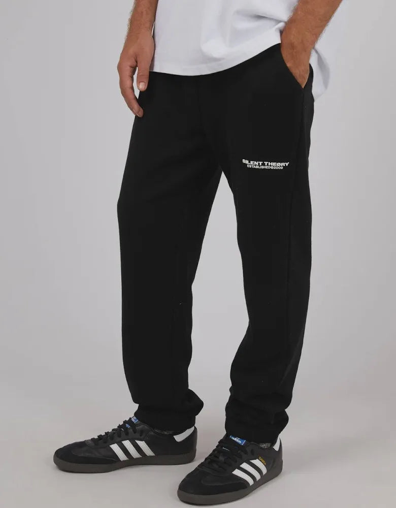 SILENT THEORY - Track Pant - Black