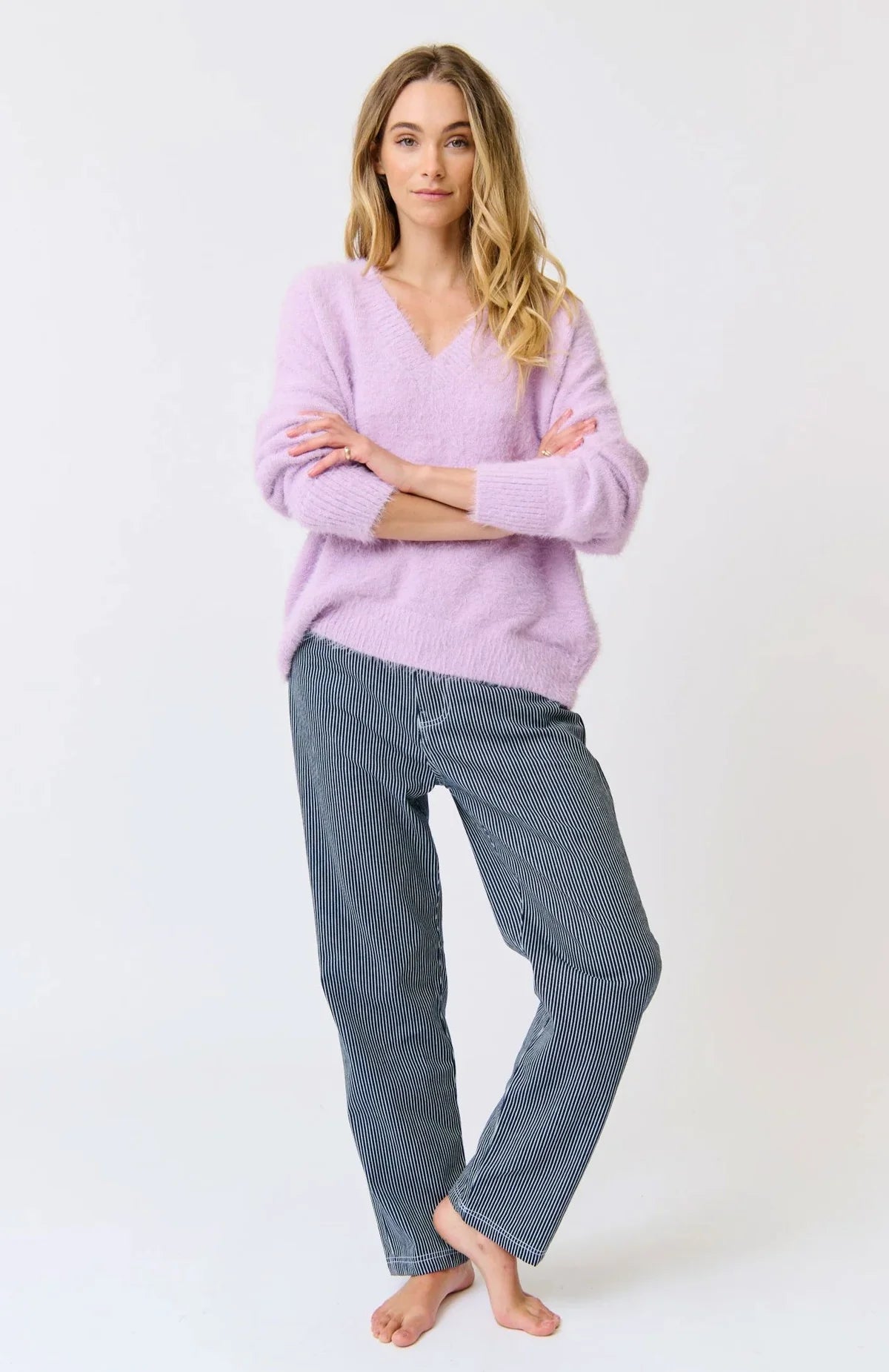 CARTEL &amp; WILLOW - Emmie Knit Sweater - Wisteria