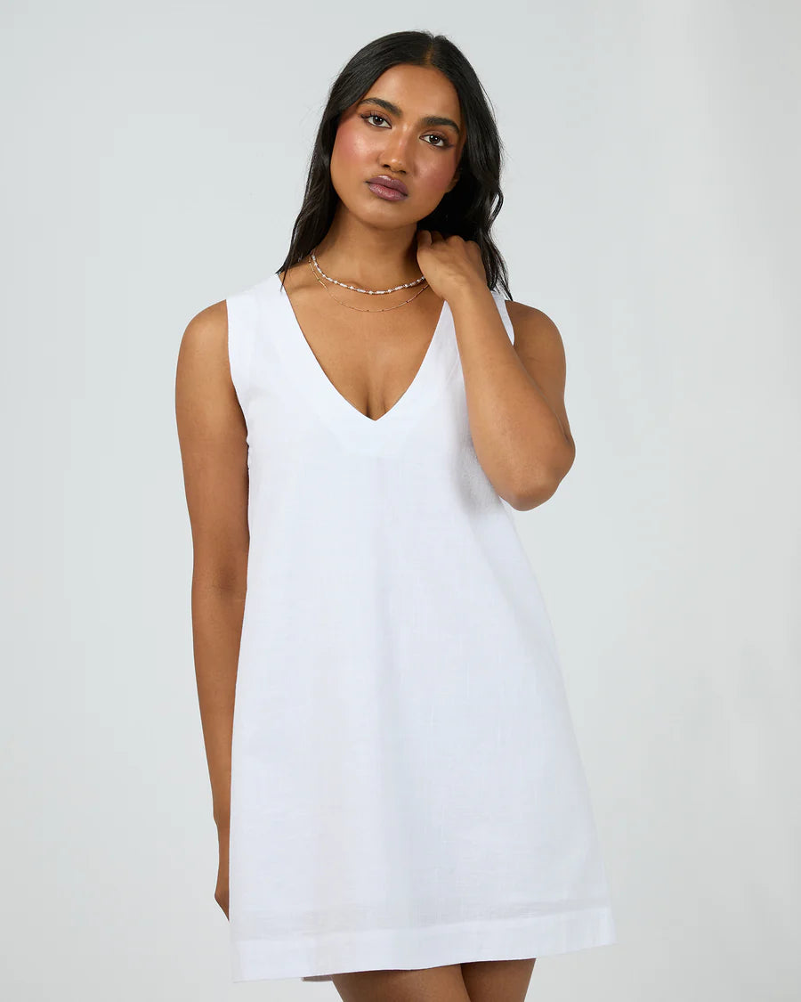 ALL ABOUT EVE - Essential Mini Dress - White