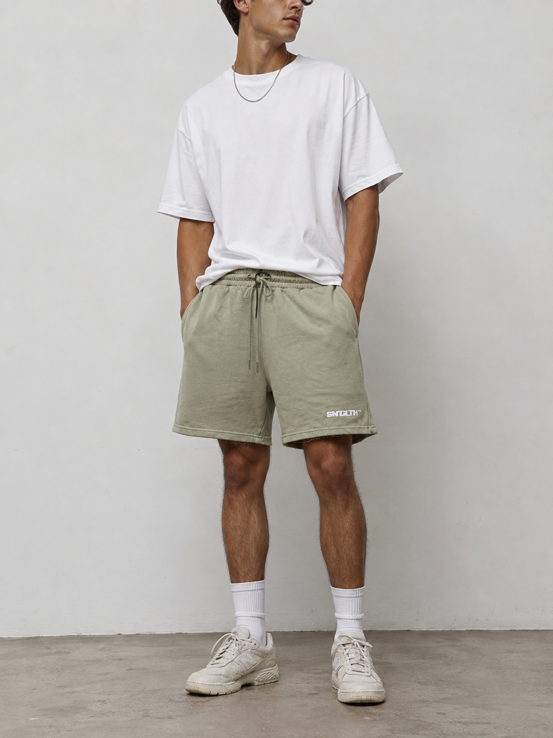 ST GOLIATH - Track Fleece short - Herb