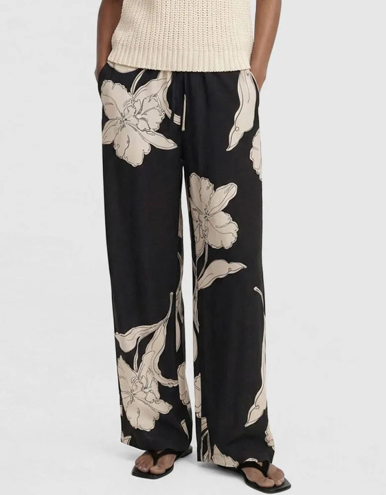 STAPLE THE LABEL - Sketched Floral Drawstring Pant