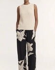 STAPLE THE LABEL - Sketched Floral Drawstring Pant