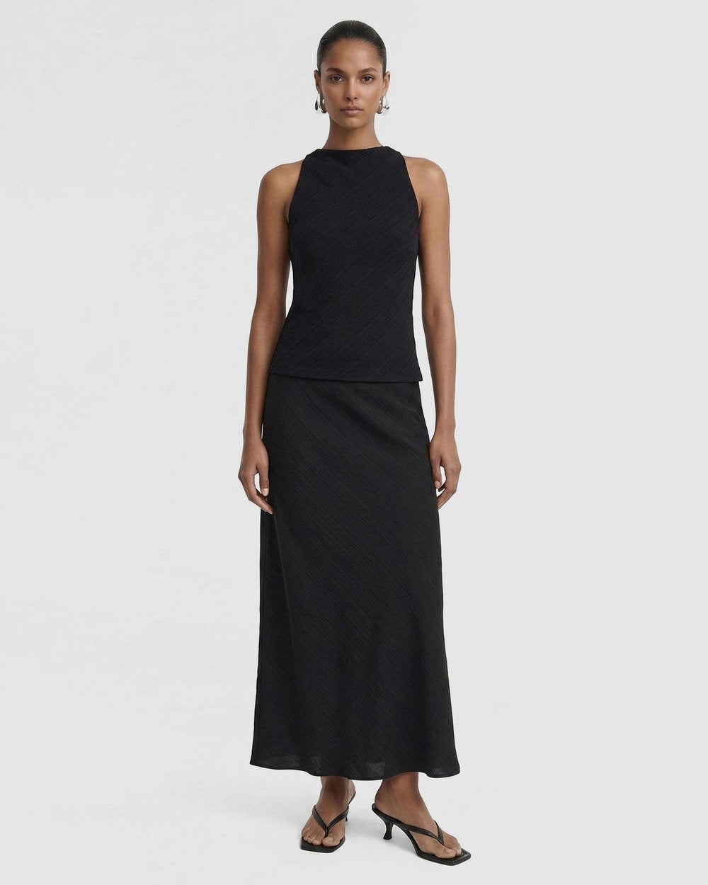 STAPLE THE LABEL - Seren High Neck Top - Black