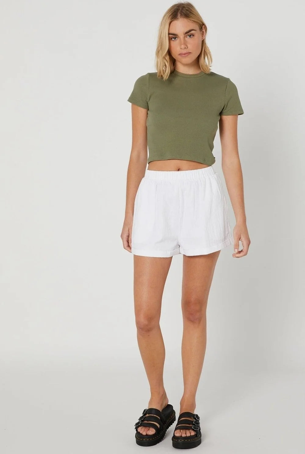 SILENT THEORY - Harlem Rib Tee - Khaki