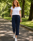 MAGLIA - Supreme Cropped Pant - Navy