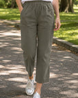 MAGLIA - Supreme Cropped Pant - Olive