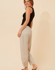 MAGLIA - Lux Lucy Tuck Pant - Natural