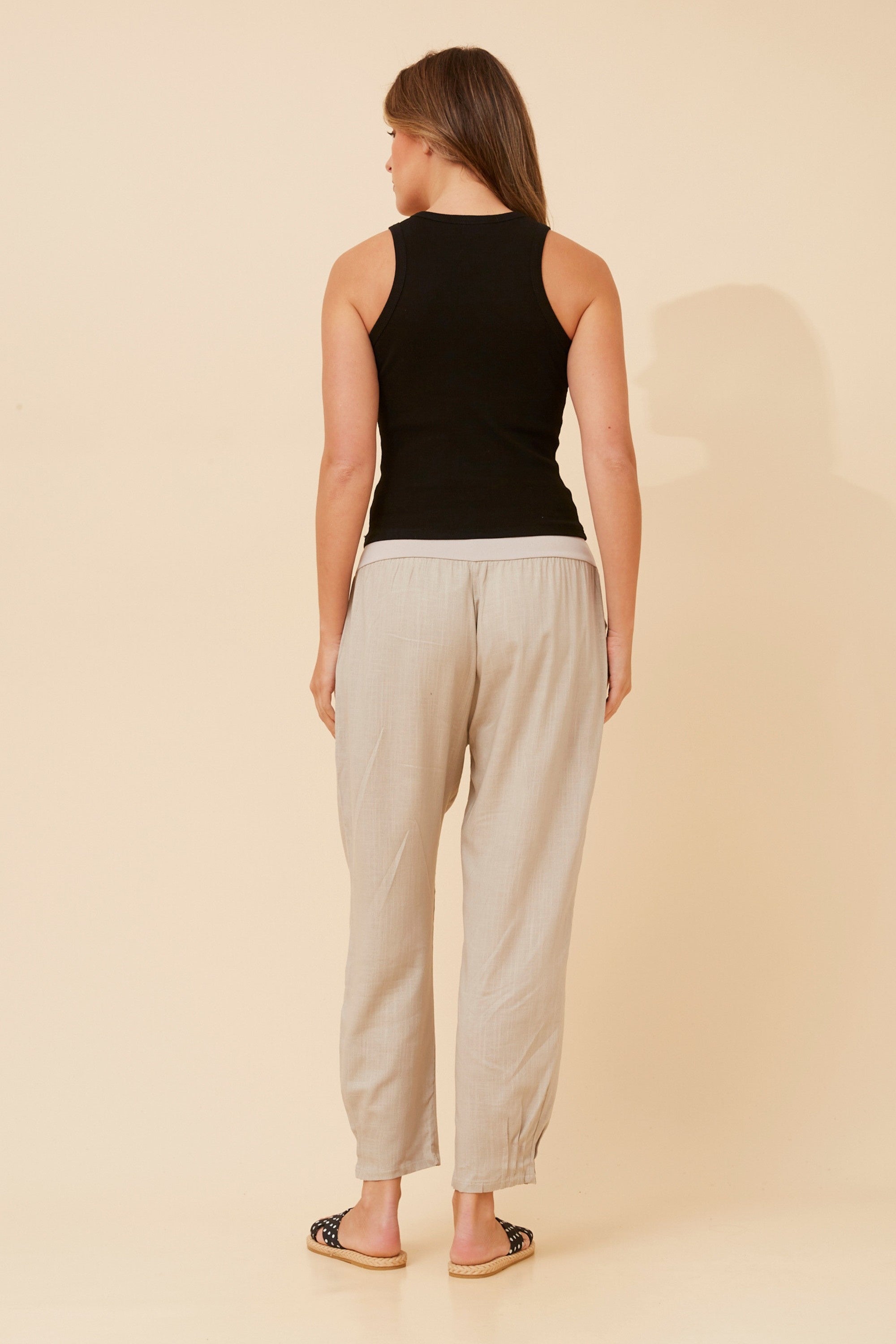 MAGLIA - Lux Lucy Tuck Pant - Natural