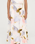STAPLE THE LABEL - Valea Midi Skirt - Watercolour Floral