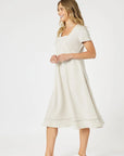 GORDON SMITH - Lino Le Marais Dress - Natural