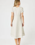 GORDON SMITH - Lino Le Marais Dress - Natural