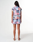 CLOTH + PAPER + SCISSORS - Sun Daze Cap Sleeve Shirt - Gypsy Print