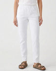 CORFU - Denim Pants - White