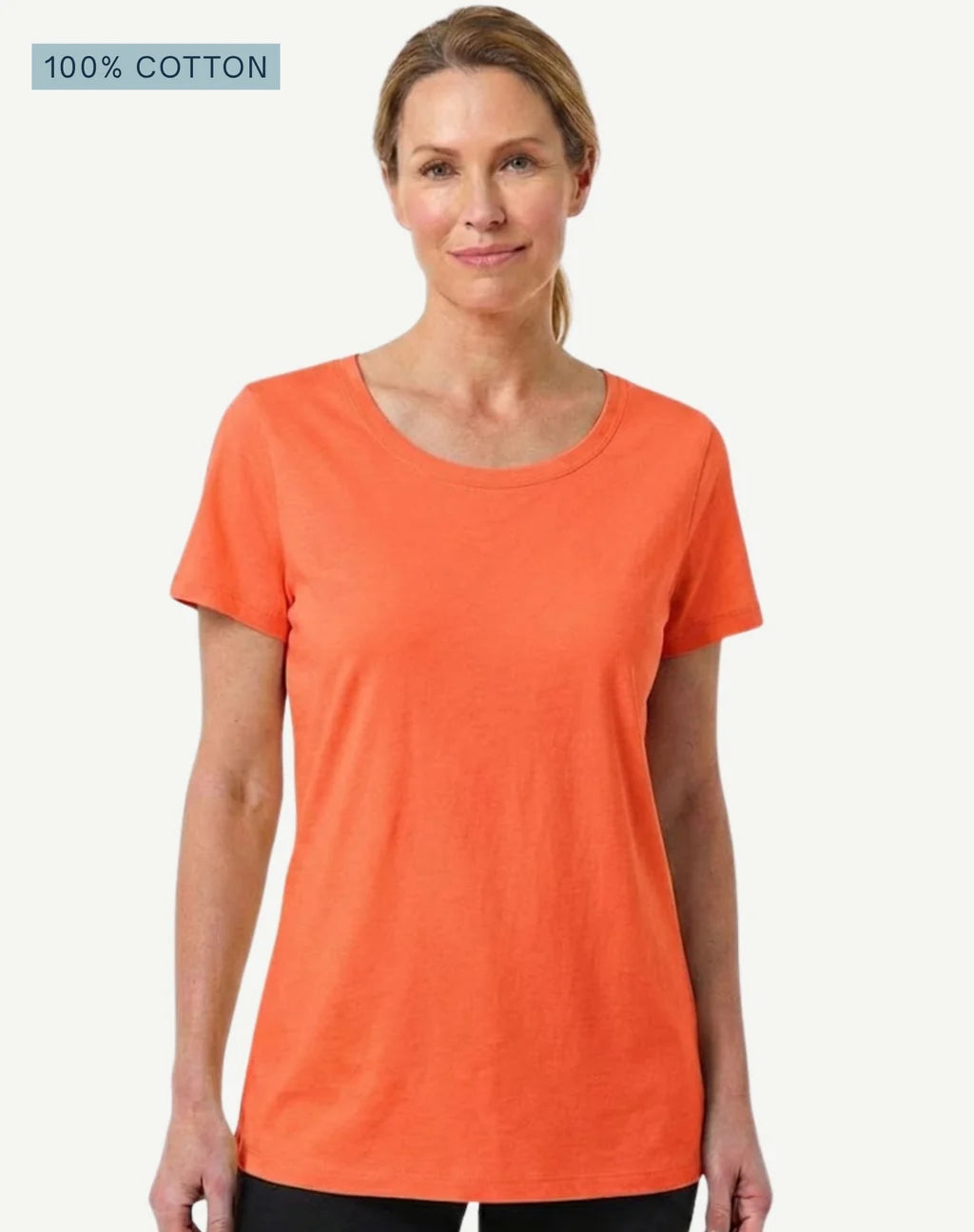 CORFU - Tangerine Pima Cotton T Shirt