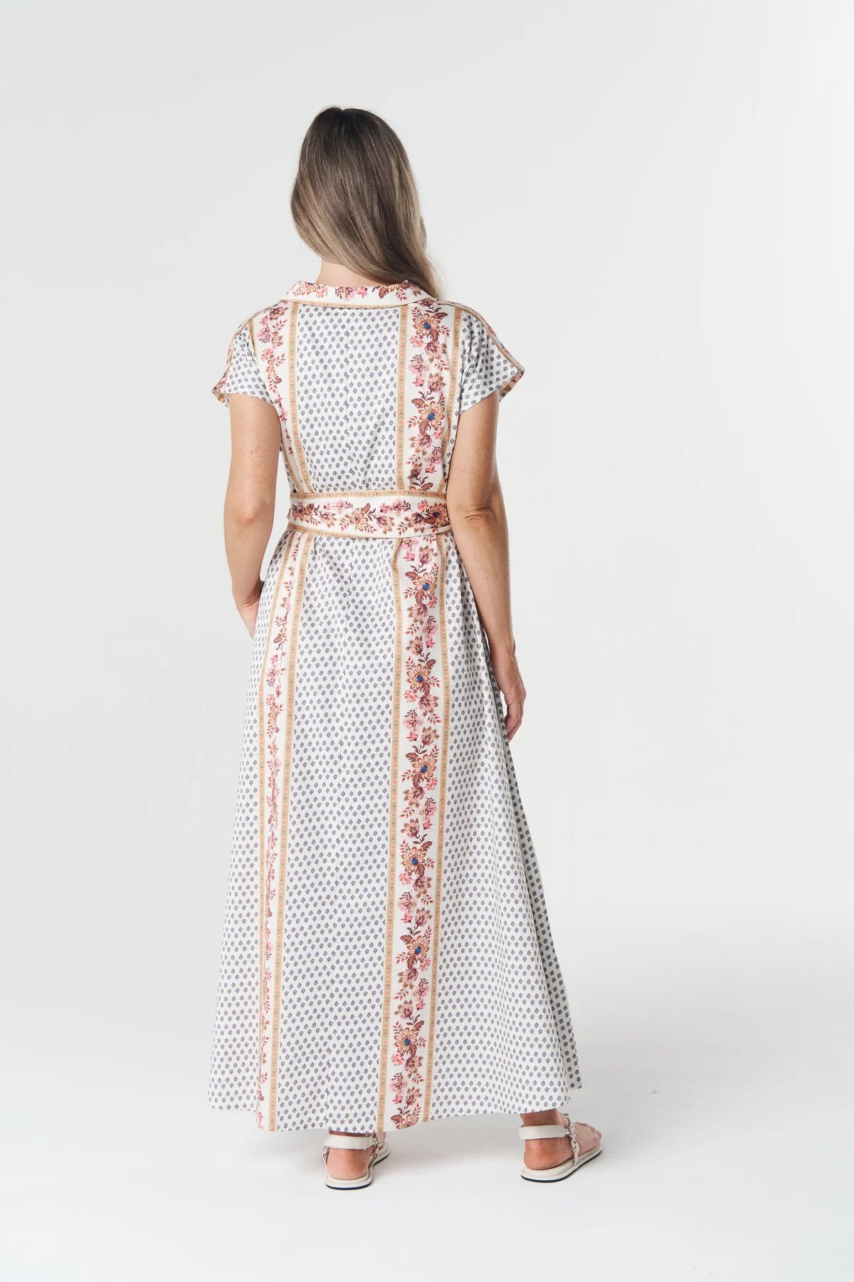 GOONDIWINDI - Shell Cotton Dress - Sunset Manor Print