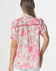 GOONDIWINDI - The daisy Blouse - Flamingo Flower