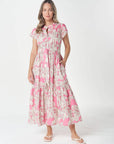 GOONDIWINDI - Flamingo Flower Print Dress