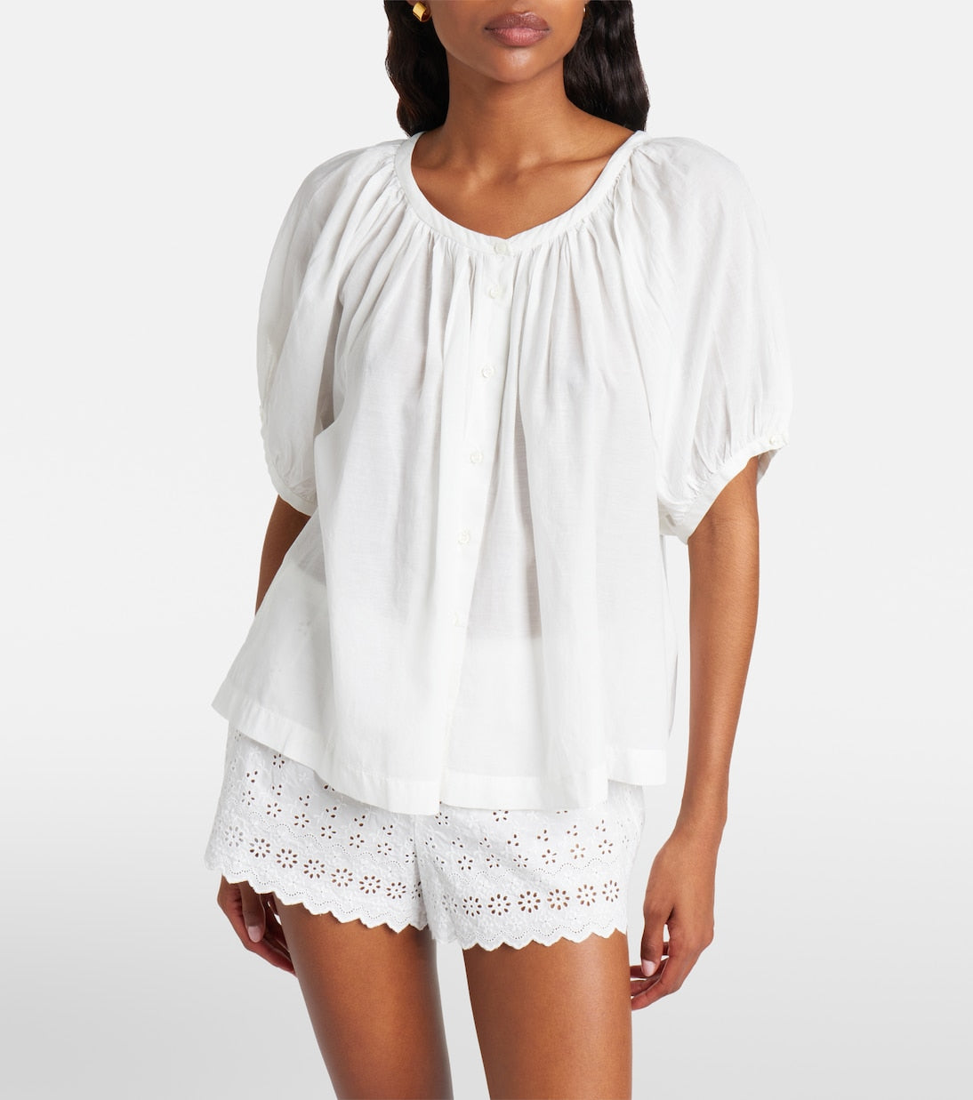 EIGHT SEPTEMBER - White button Shirt