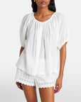 EIGHT SEPTEMBER - White button Shirt