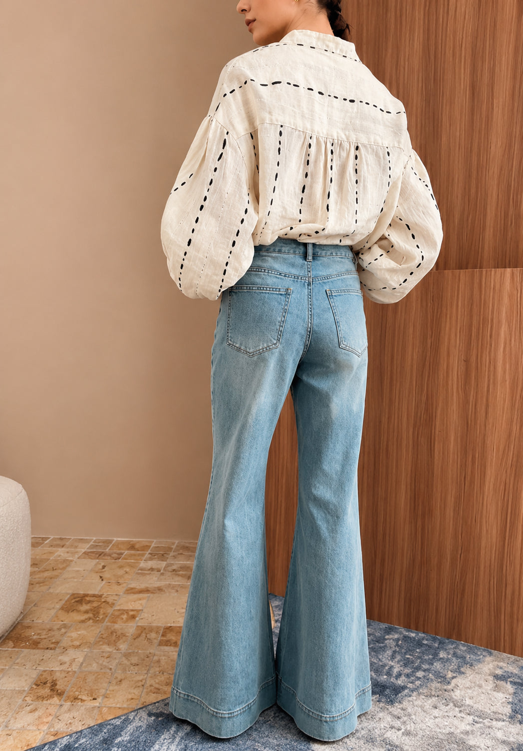 EIGHT SEPTEMBER - Cielo Linen Blouse