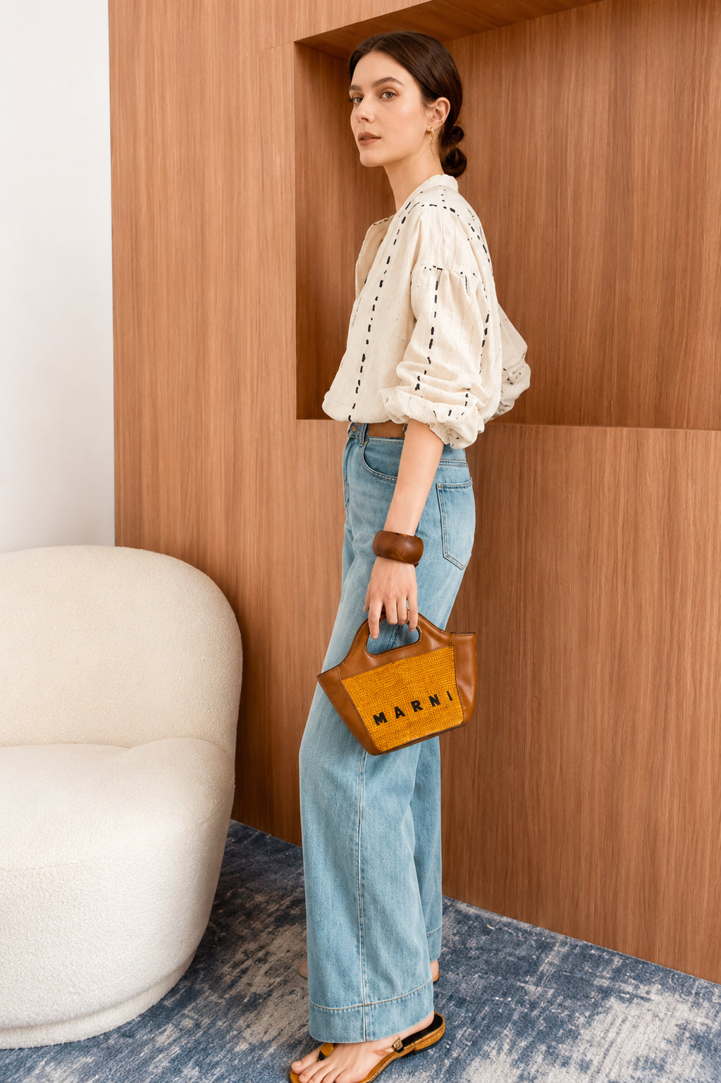 EIGHT SEPTEMBER - Cielo Linen Blouse