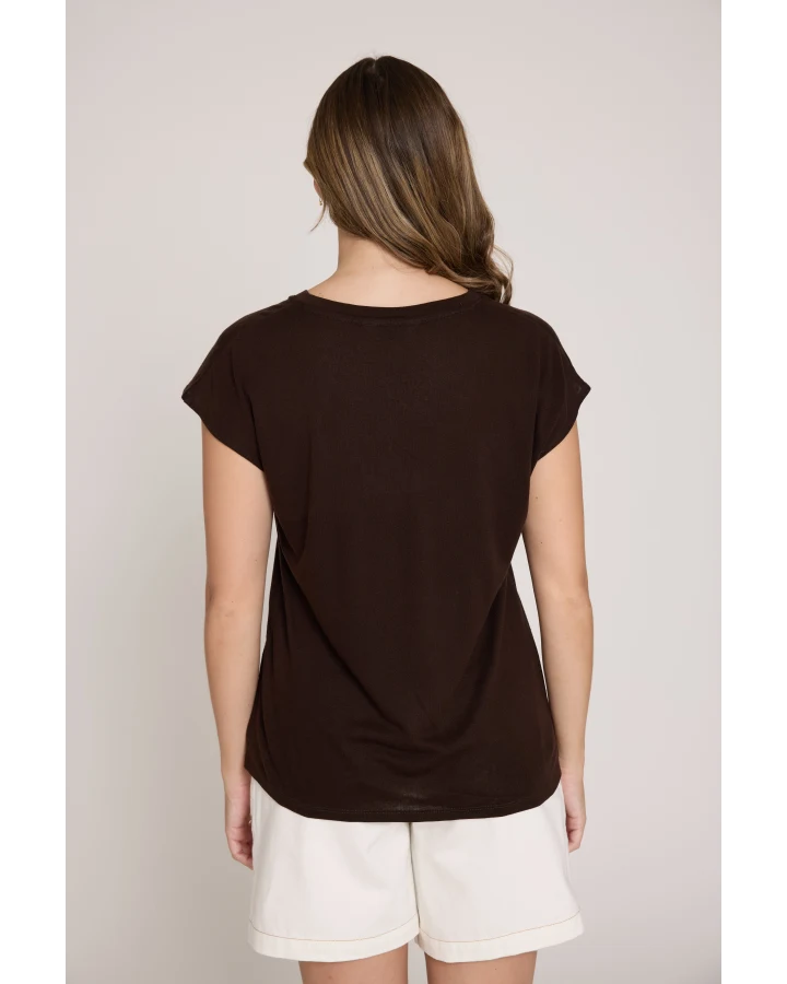 STELLA AND GEMMA - Victor T-Shirt - Chocolate