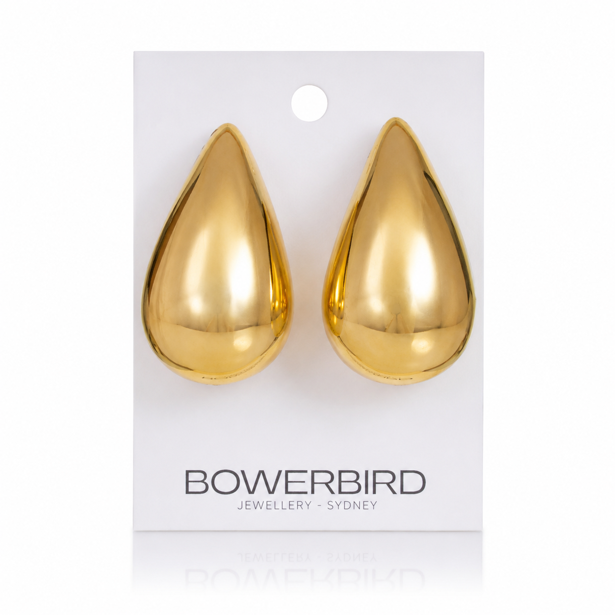 BOWERBIRD- Gold Teardrop Earring