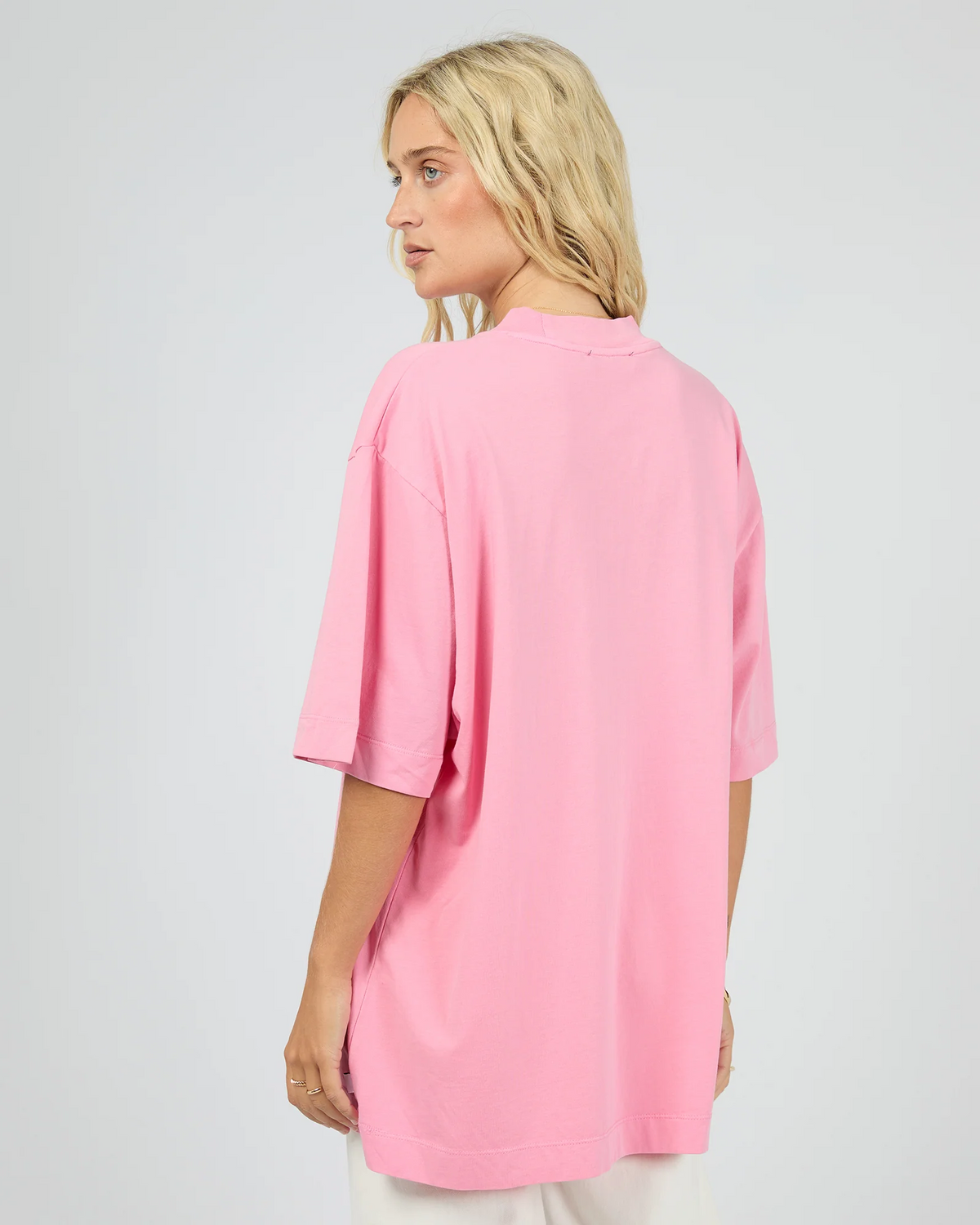 ALL ABOUT EVE - Coastline Oversized Tee - Pink
