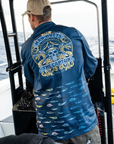 MAD HUEYS - Dragon Captain UPF 50+ Fishing Jersey - Navy