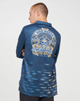 MAD HUEYS - Dragon Captain UPF 50+ Fishing Jersey - Navy