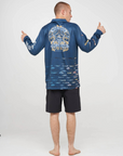 MAD HUEYS - Dragon Captain UPF 50+ Fishing Jersey - Navy