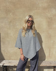NATIVE WORLD - Poncho.  Silver