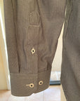 A K DEMIRE- Dress Shirt.  Long Sleeved Dress Shirt. Blue Navy