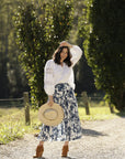 GOONDIWINDI COTTON-  Lace Insert Blouse.  White