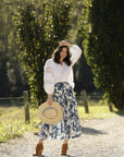 GOONDIWINDI COTTON-  Lace Insert Blouse.  White
