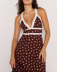 MINK PINK - Cedar Spot Cross Back Dress