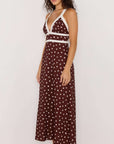 MINK PINK - Cedar Spot Cross Back Dress