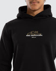 NENA AND PASADENA - Spine Dual Curved Hoodie Jet Black
