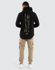 NENA AND PASADENA - Spine Dual Curved Hoodie Jet Black