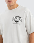 NENA AND PASADENA - Motor Raptor Tee.  Glacier Grey NPFT064